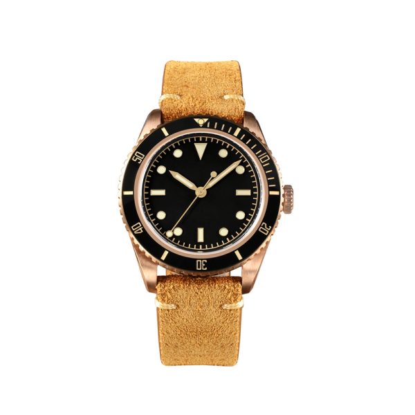 Custom Made CUSN8 Bronze Watch with Automatic Movement and Logo - Beryl Watch