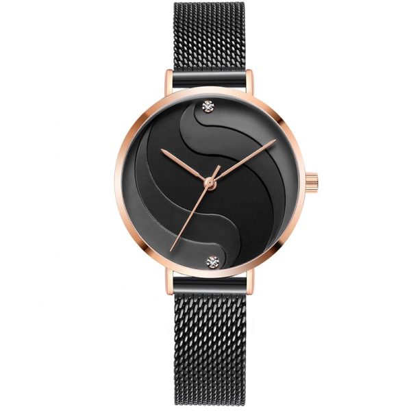 Custom watch makers customized waterproof mesh watch logo for woman - Beryl Watch