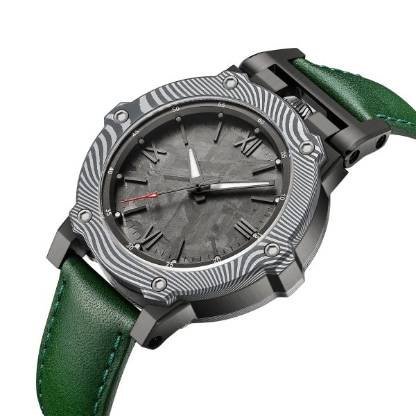 Custom Damascus Watch with Logo for Luxury Customized Design - Beryl Watch