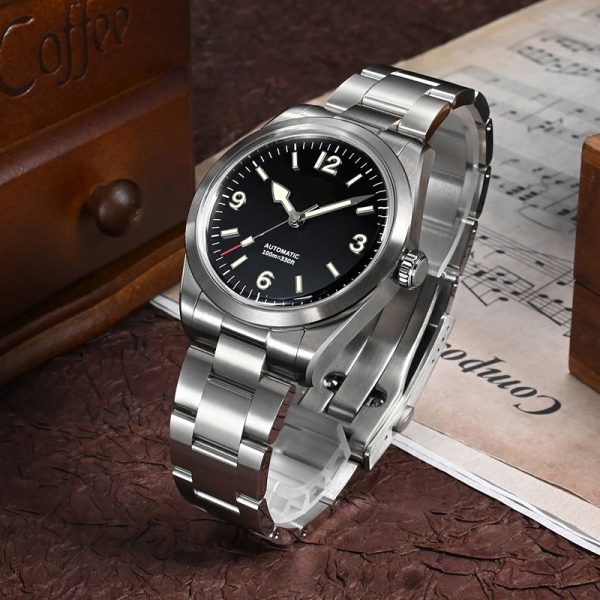 Custom stainless steel automatic watch for men and women with logo - Beryl Watch
