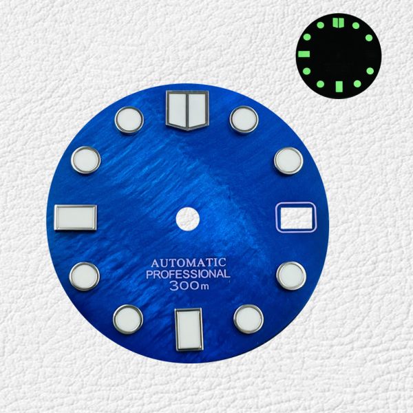 CNC custom design MOP watch face dial logo for quality diving automatic watches with luminous - Beryl Watch