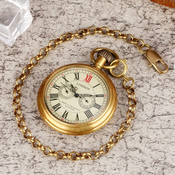Custom watch factories customizable vintage pocket watch with logo - Beryl Watch
