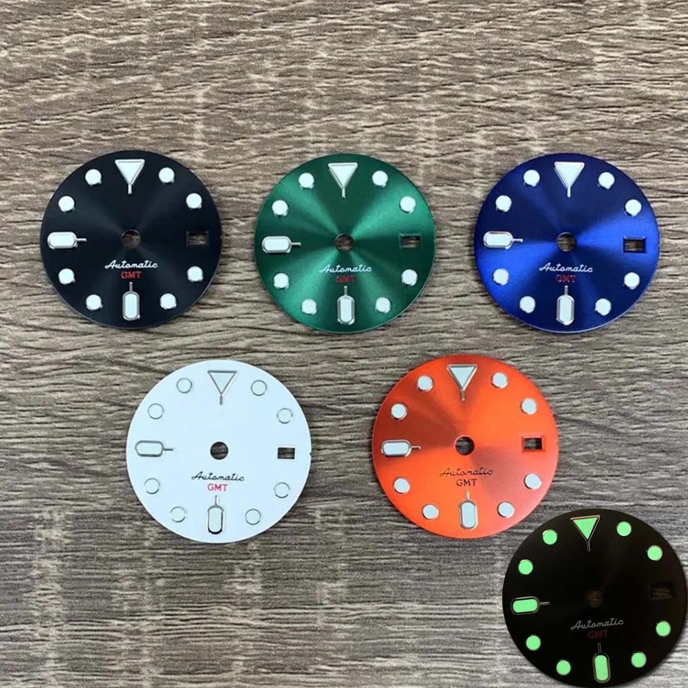 GMT White Dial Supplier Customized Logo NH34 Movement Watch Dials Design for Bulk Production