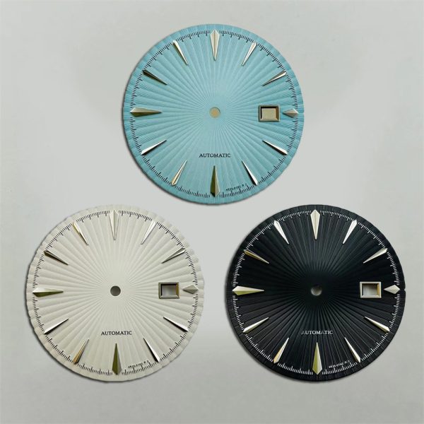 35mm S Logo Cocktail Gradient Dial Parts For NH35/NH36/4R Automatic Movement Watches Modification Accessories Seiko Quality - Beryl Watch
