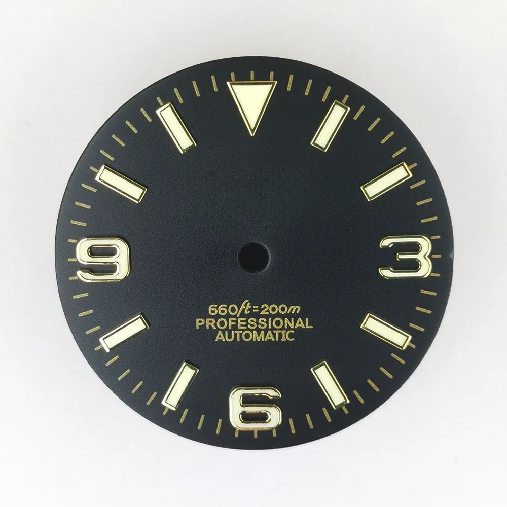 Rolex Quality Watch Spare Parts Dial 28.5mm with Metal Logo for Ultimate Watch Face Customization - Beryl Watch