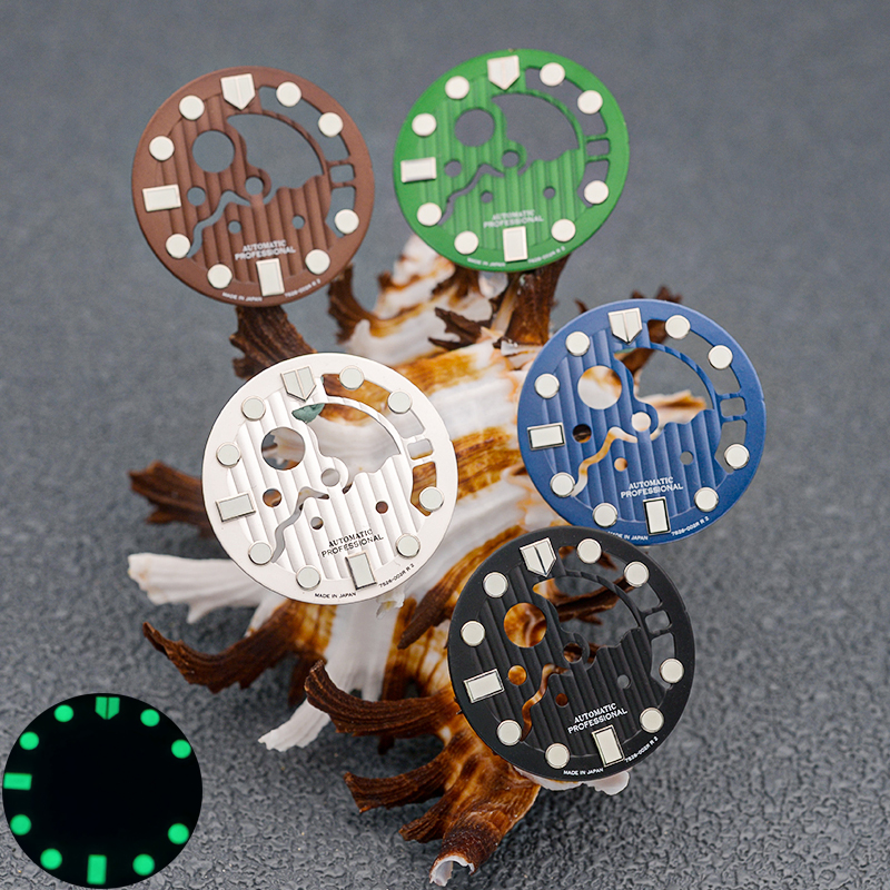 Manufacturer CNC Skeleton Watch Dial OEM ODM Design For Seiko 7s26 NH35 NH36 Movt