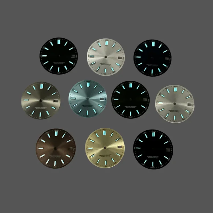 rlx Watch Dial Maker OEM 28.5mm Watch Dial With Swiss Rolex Quality For Seiko NH35 4R35 ETA 2824 SW200 Movement - Beryl Watch