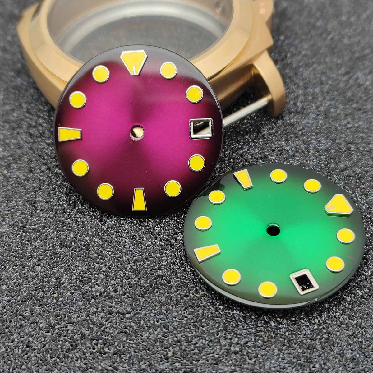 Custom Design NH36 Luminous Watch Dial Seiko Quality for Bulk Production with day date movement - Beryl Watch