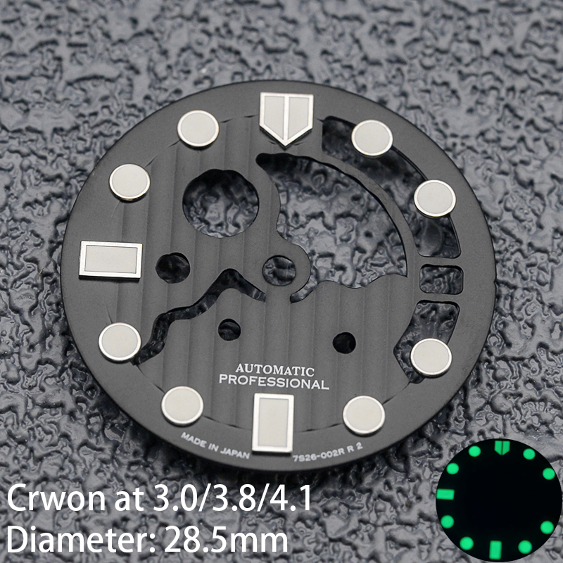 Manufacturer CNC Skeleton Watch Dial OEM ODM Design For Seiko 7s26 NH35 NH36 Movt - Beryl Watch