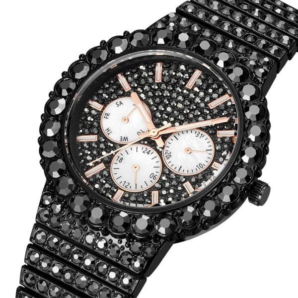 Customize Moissanite Diamond Watches for Men Online Experience Luxury with High-End Bespoke Diamond watch - Beryl Watch