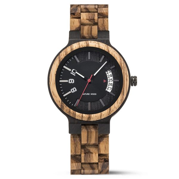 Wooden engraved watches with your logo for men and women - Beryl Watch