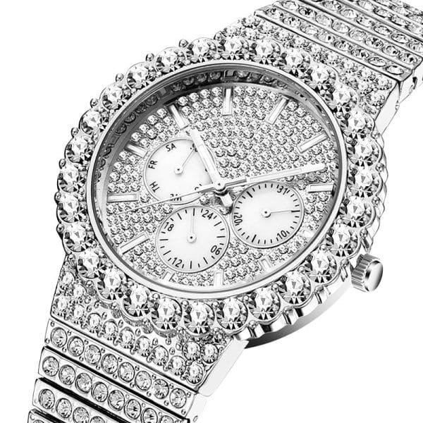 Customize Moissanite Diamond Watches for Men Online Experience Luxury with High-End Bespoke Diamond watch - Beryl Watch