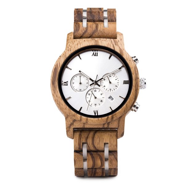 Wooden watch manufacturers making high quality black wood watch production for men - Beryl Watch