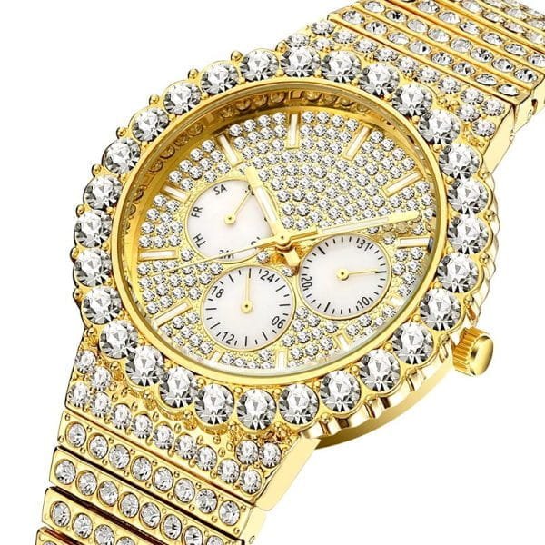 Customize Moissanite Diamond Watches for Men Online Experience Luxury with High-End Bespoke Diamond watch - Beryl Watch