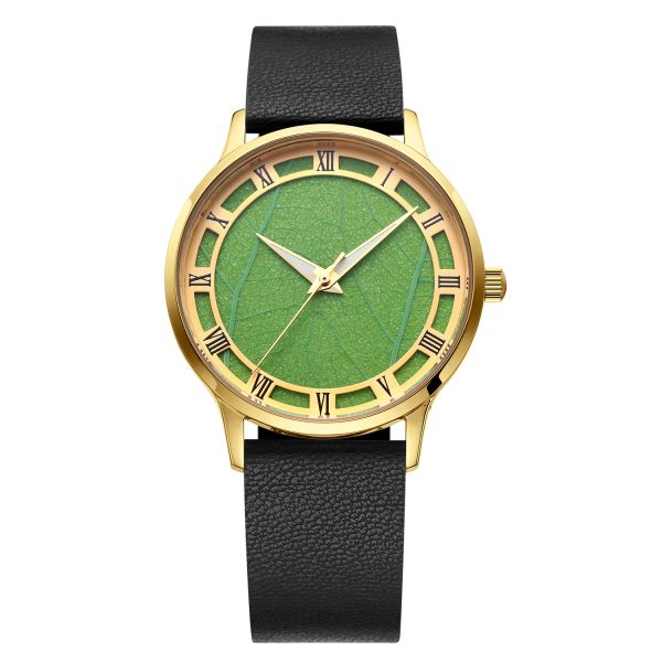 Custom Swiss Movement Watch 18K Gold Mens Steel mesh band Watches customise C3 luminous watch dial - Beryl Watch
