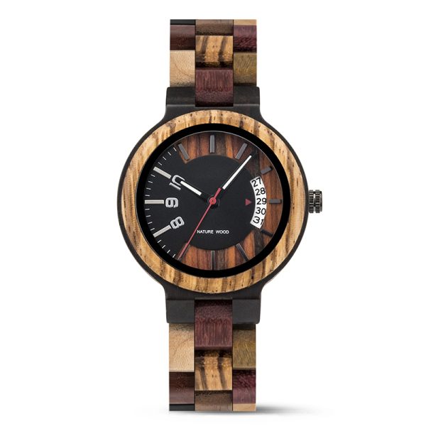 Wooden engraved watches with your logo for men and women - Beryl Watch