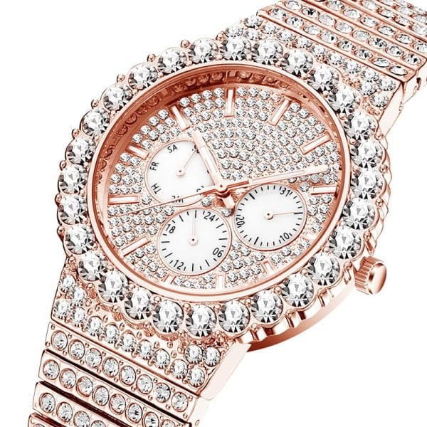Customize Moissanite Diamond Watches for Men Online Experience Luxury with High-End Bespoke Diamond watch - Beryl Watch
