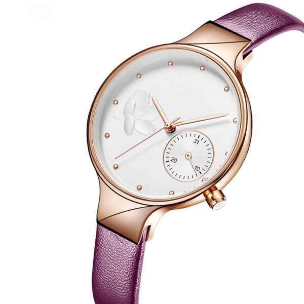 Women watches luxury customize logo oem minimalist with vegan leather strap - Beryl Watch