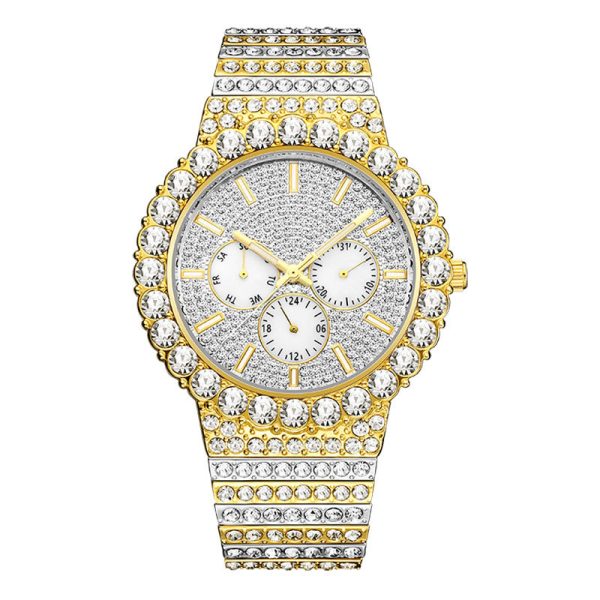 Customize Moissanite Diamond Watches for Men Online Experience Luxury with High-End Bespoke Diamond watch - Beryl Watch