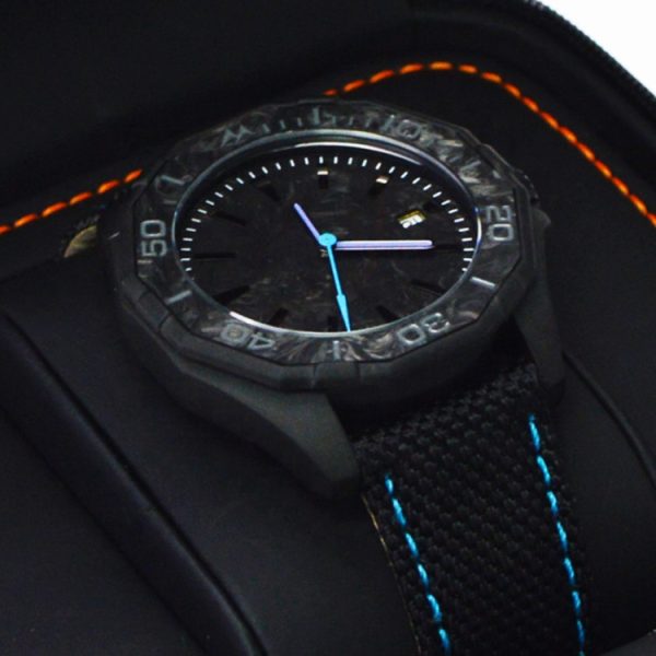 Carbon Forged Watch Case for Customized Mens NH35 Dive Watches - Beryl Watch