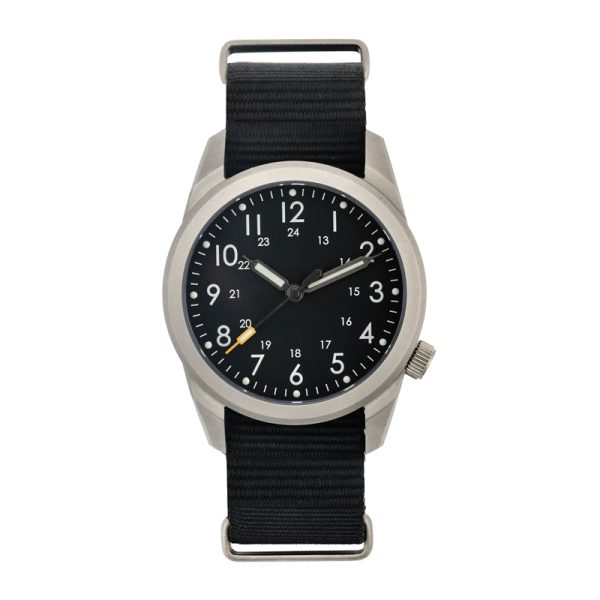Swiss Movement Custom Titanium Watch Automatic Sleek Minimalist Titanium Watch with nylon straps for Men - Beryl Watch