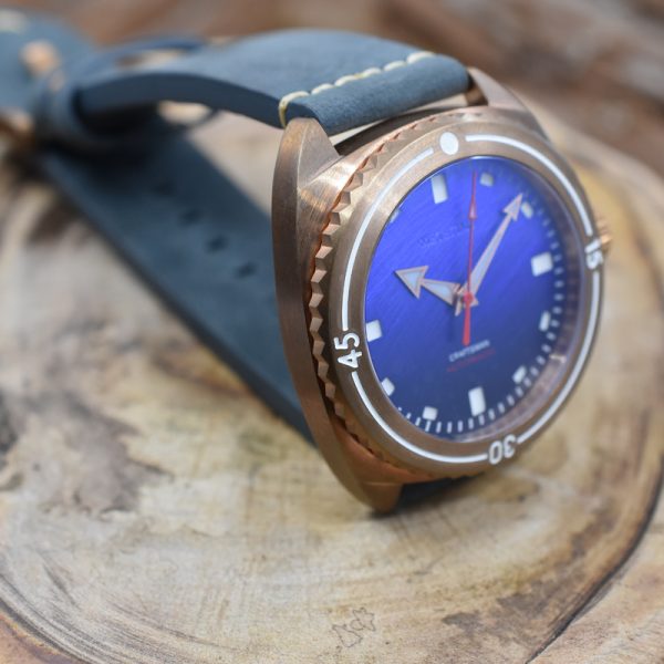 Customized Design Watch with Bronze Case and Sapphire Luxury - Beryl Watch