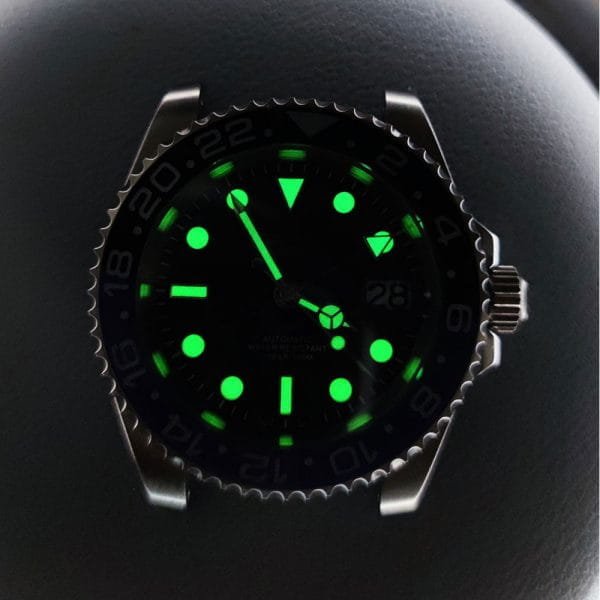Wholesale NH34 GMT Automatic Watch Case with 316L 904L Stainless Steel and Sapphire Rolex Quality - Beryl Watch