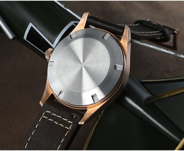 Custom-Made Bronze Wrist Watch Luxury Logo with Featuring Exquisite Bronze Case and Precision Japanese Movement - Beryl Watch