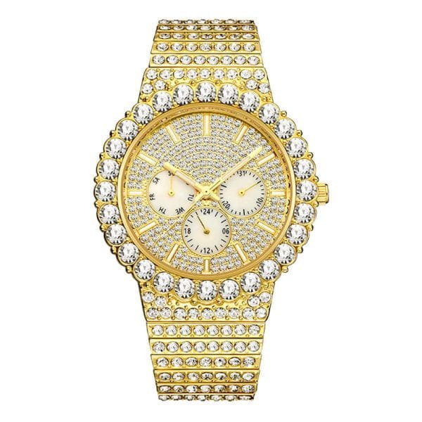 Customize Moissanite Diamond Watches for Men Online Experience Luxury with High-End Bespoke Diamond watch - Beryl Watch