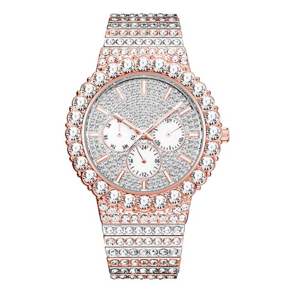 Customize Moissanite Diamond Watches for Men Online Experience Luxury with High-End Bespoke Diamond watch - Beryl Watch