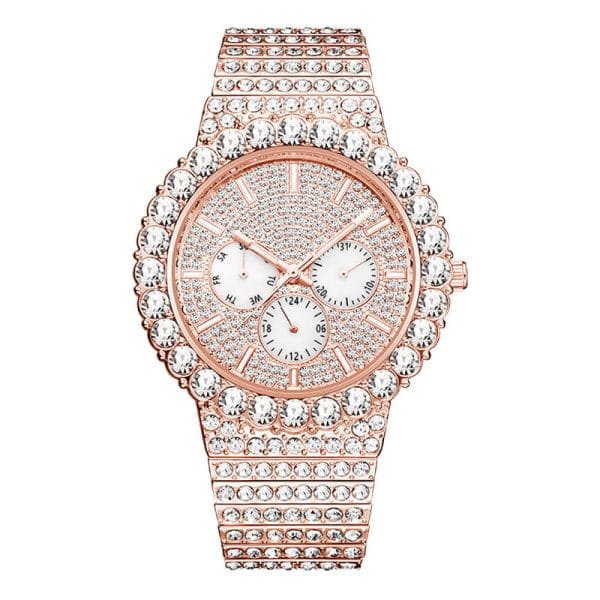 Customize Moissanite Diamond Watches for Men Online Experience Luxury with High-End Bespoke Diamond watch - Beryl Watch