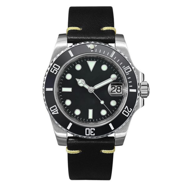 Custom Watch Automatic with Swiss Movement 10 ATM Waterproof Dive Watch by Expert Custom Watch Maker - Beryl Watch