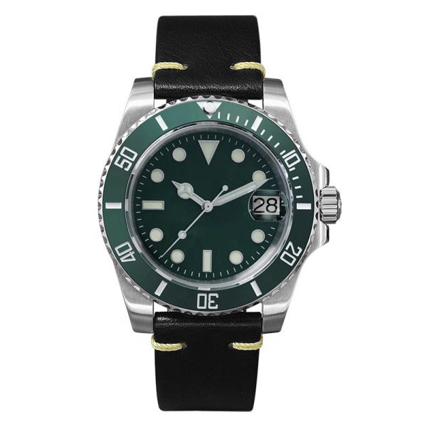 Custom Watch Automatic with Swiss Movement 10 ATM Waterproof Dive Watch by Expert Custom Watch Maker - Beryl Watch