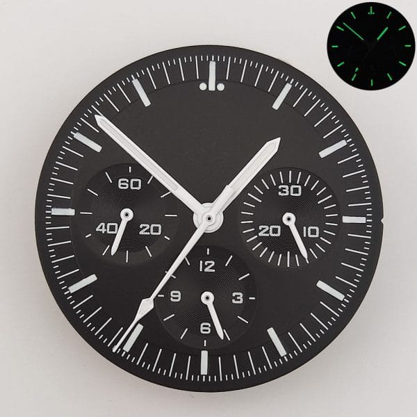VK63 Watch Dial Parts and Customized Seiko Quality Dial Collection with Logo for Sale by Chronograph Watch Dial Maker - Beryl Watch