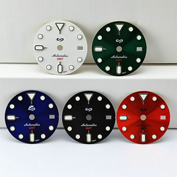 Swiss Quality Watch Parts Dial Manufacturer custom making Full Spare watch Parts Seiko NH35 Luminous Dial - Beryl Watch