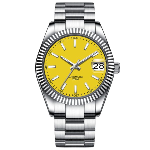 STEELDIVE SD1933 Watch: 39mm Stainless Steel Men's Automatic Timepiece - Beryl Watch